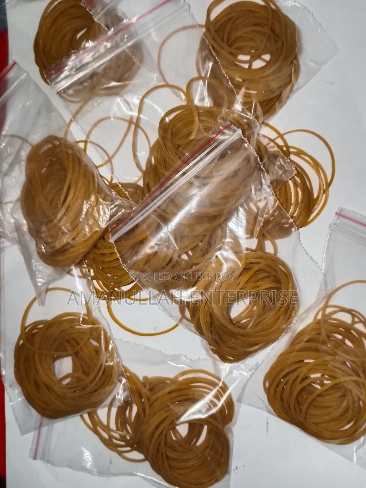 Premium Elastic Rubber Bands Bulk Pack | Amanullah Enterprise (3 Pack)