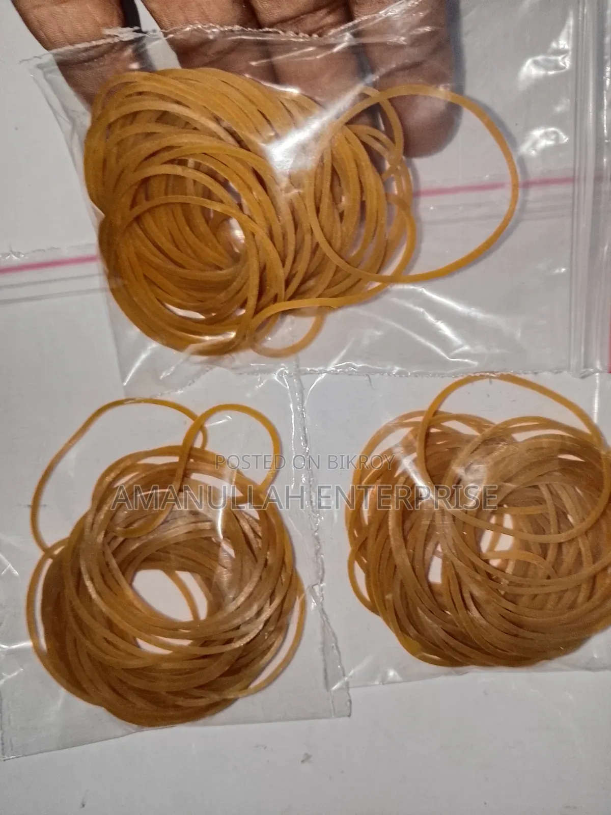 Premium Elastic Rubber Bands Bulk Pack | Amanullah Enterprise (3 Pack)