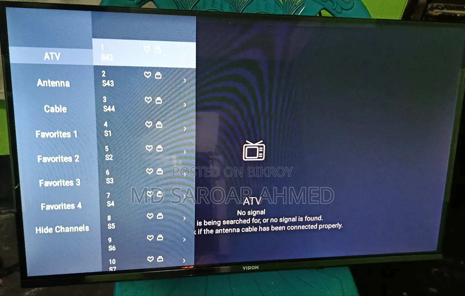 Vision Google Led TV 32'' Inches Ram.1gb Rom.8 Gb
