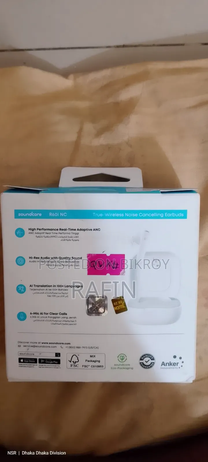 Soundcore R60i NC Original | Full Box | Like New