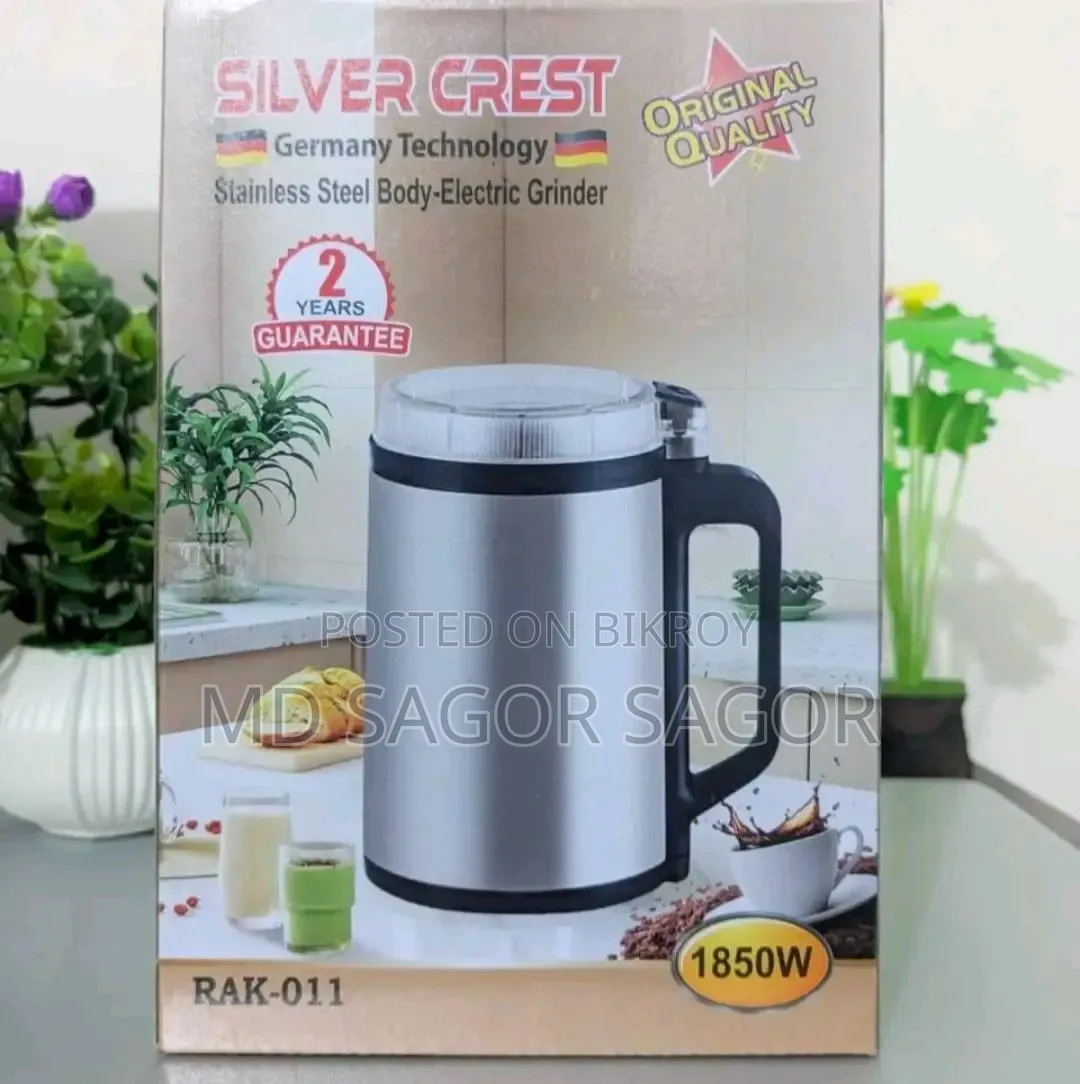 SILVER CREST Electric Grinder (RAK-011) – 1850W Power