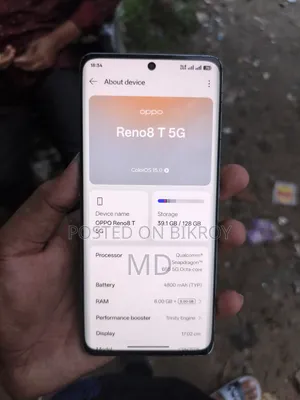 অপ্পো রেনো ৮টি ১২৮ জিবি পিংক