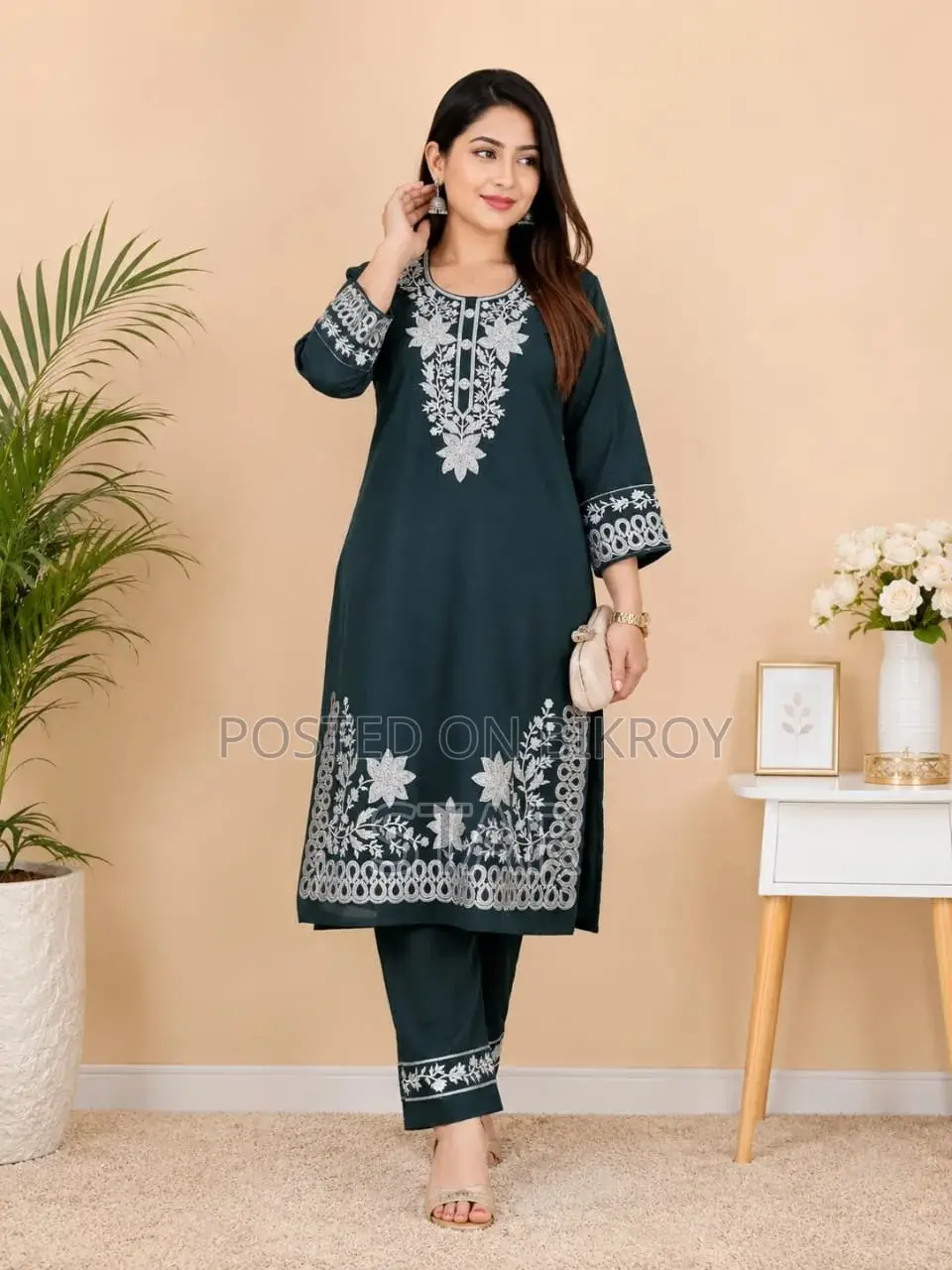 Premium Embroidery Two-Piece Collection