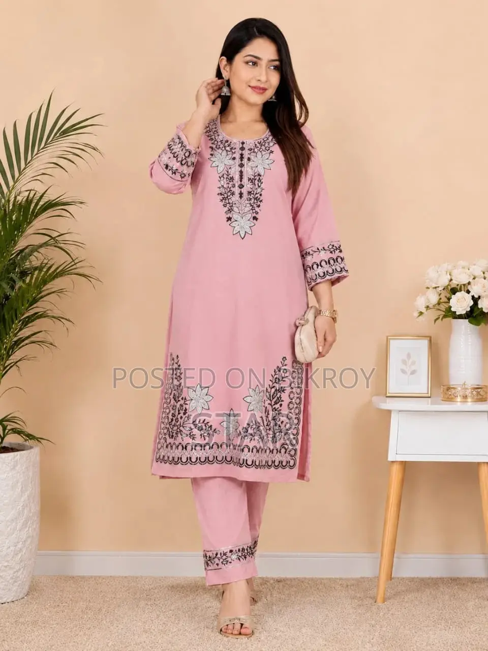 Premium Embroidery Two-Piece Collection