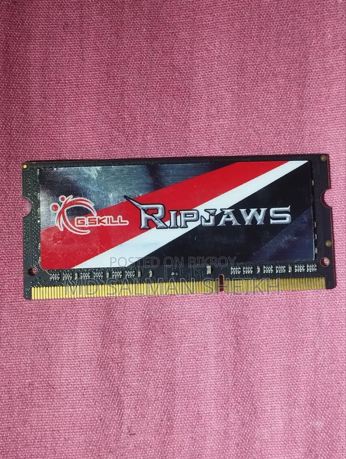GSkill DDR3 4gb Laptop Ram