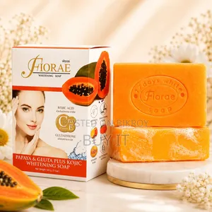 Fiorae Papaya Gluta Plus Kojic Whitening Soap