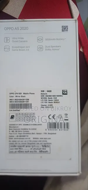 Oppo A5 64 GB Black