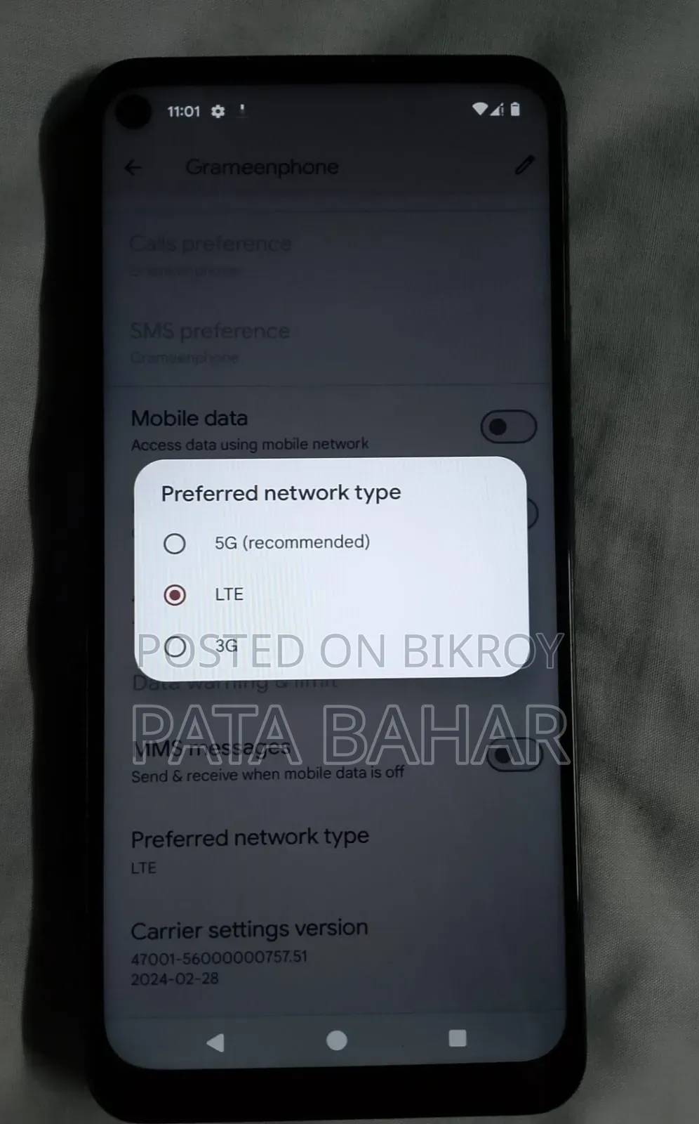 Google Pixel 5a 5G 128 GB Black
