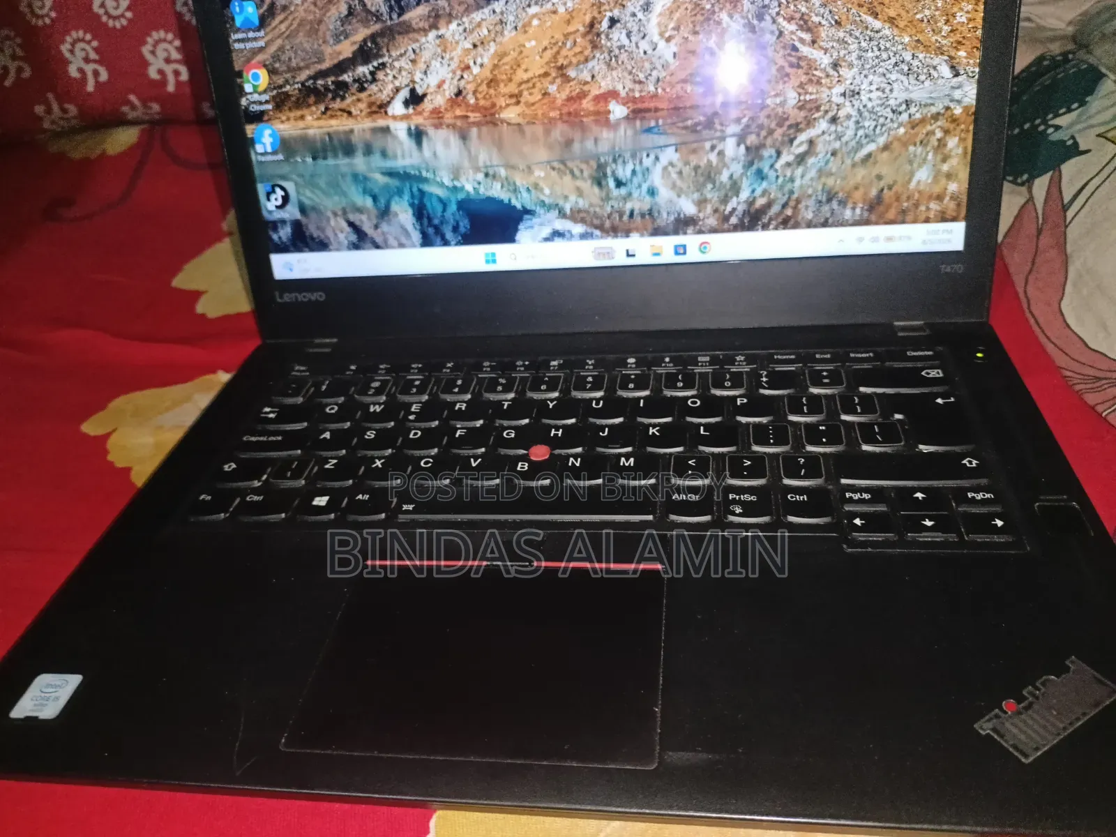Laptop Lenovo ThinkPad T470 8GB Intel Core I5 SSD 256GB