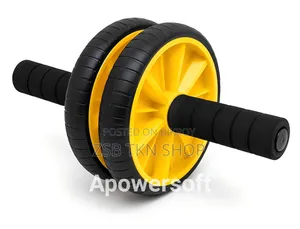 Dual Wheel AB Roller Exercise Wheel With for Home Gym Fitness
