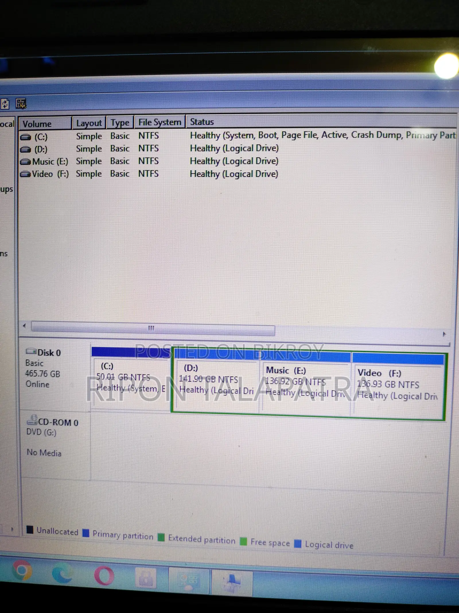 Laptop HP 15 2GB Intel Pentium HDD 500GB