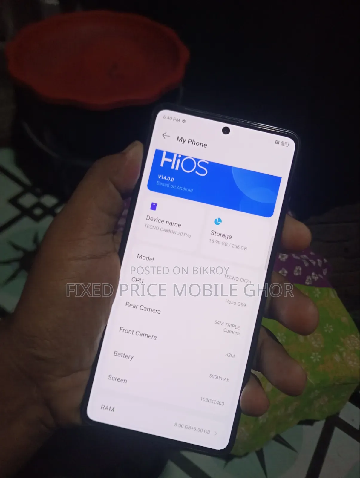 Tecno Camon 20 Pro 256 GB Green