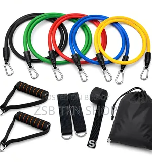 Power Resistance Bands Set (100% Latex Tubes)