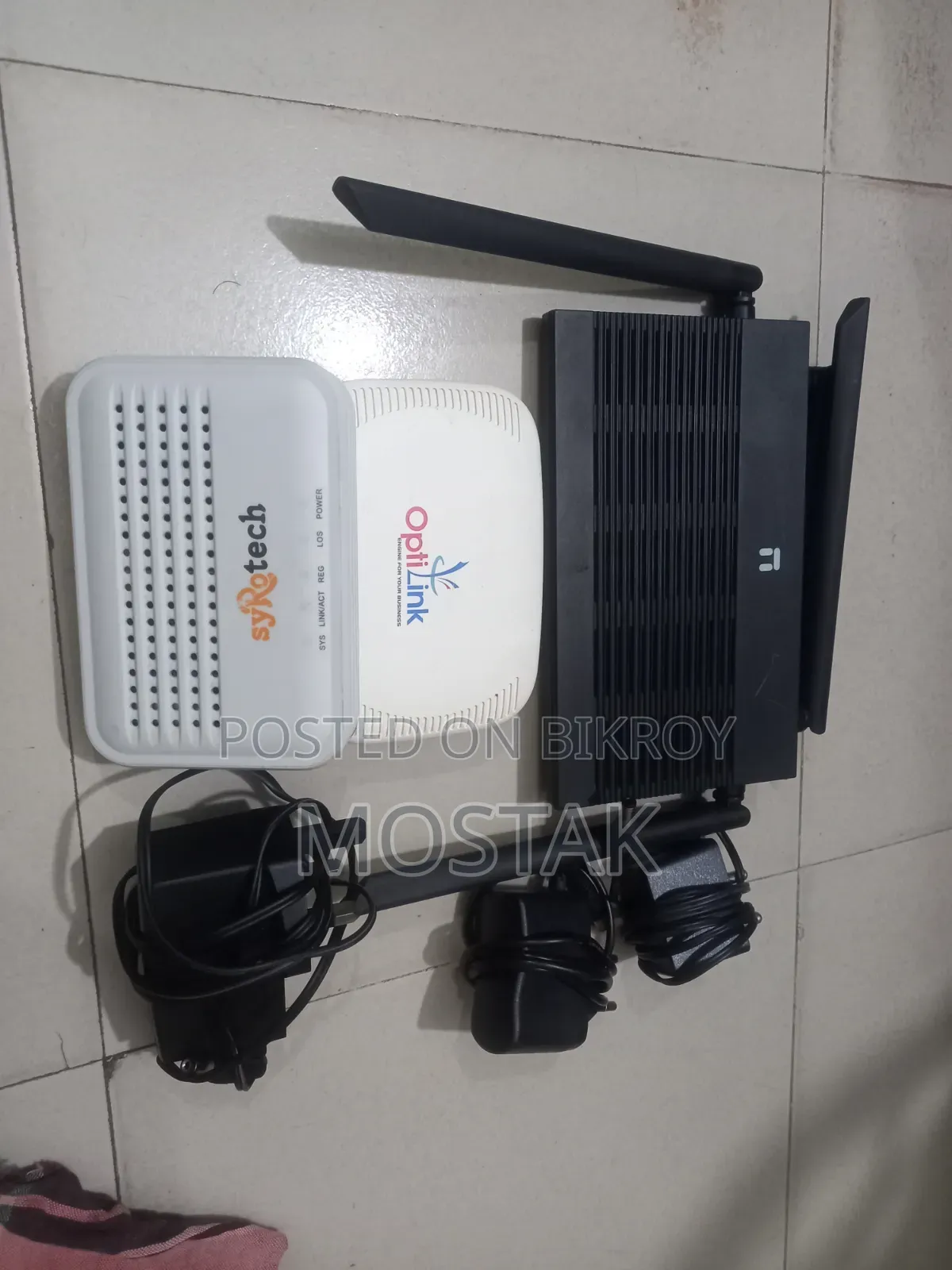 রাউটার এবং ওএনইউ
