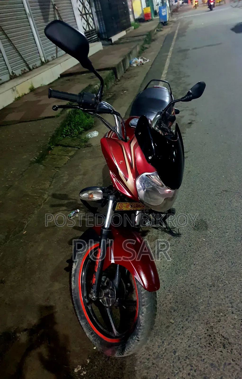 Bajaj Discover 100 2015 Red