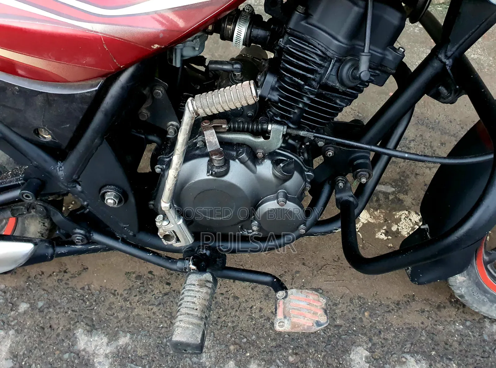 Bajaj Discover 100 2015 Red