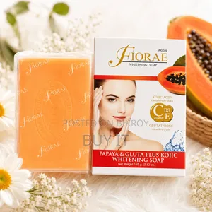 Fiorae Papaya Gluta Plus Kojic Whitening Soap