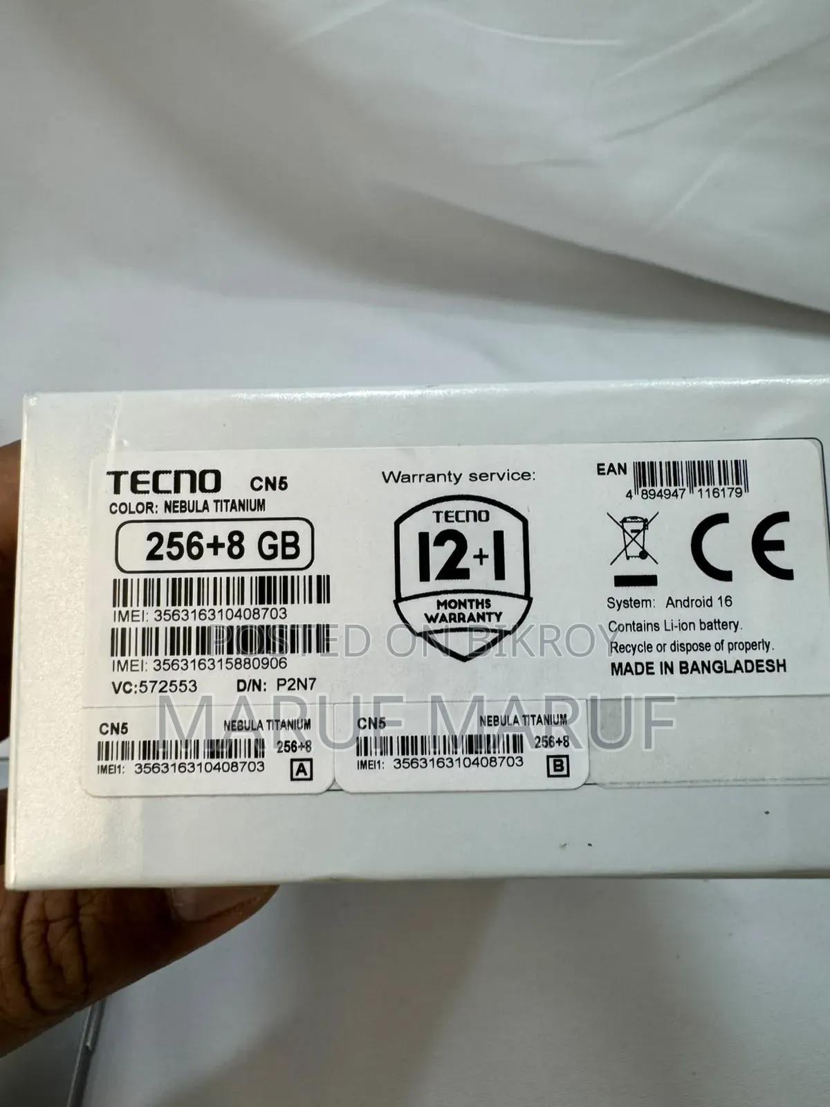 Tecno Camon 50 256 GB Gray