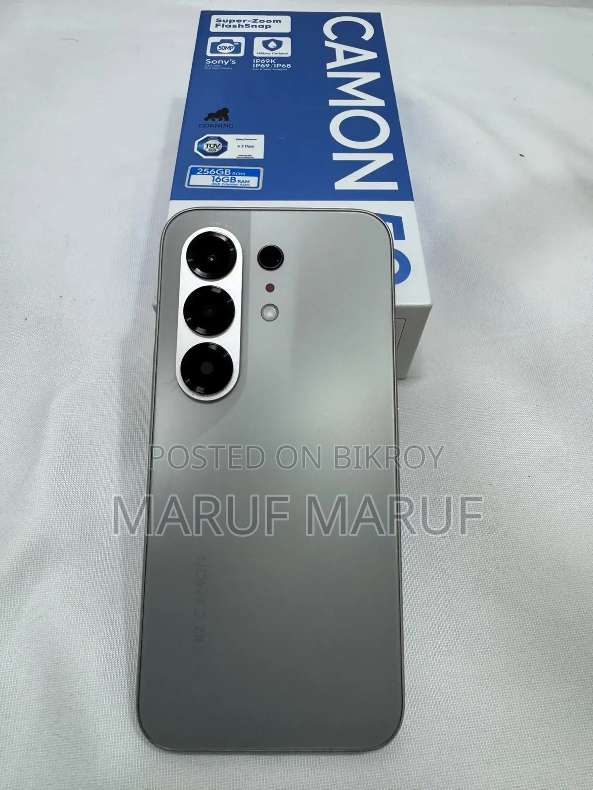 Tecno Camon 50 256 GB Gray