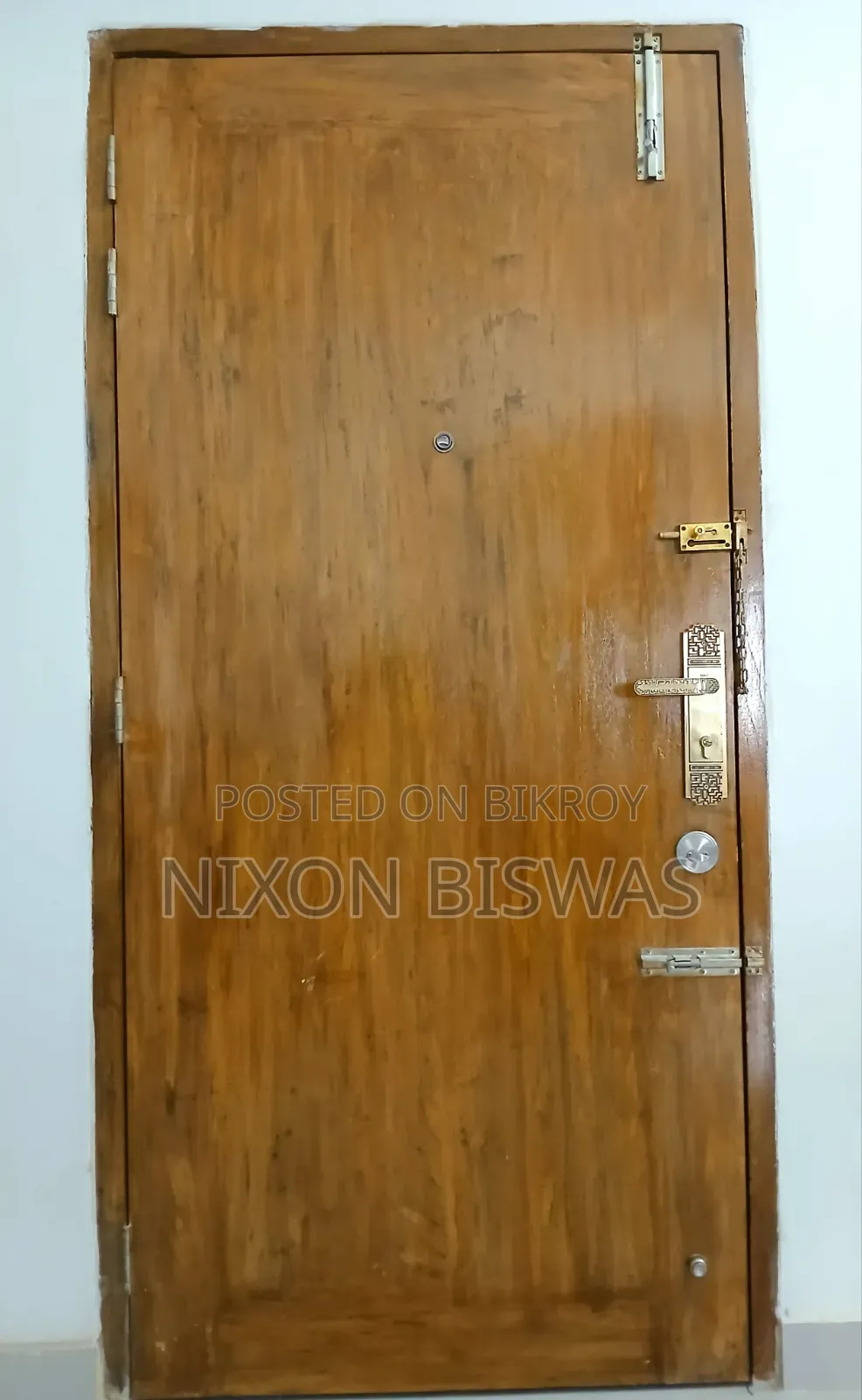 Main Door, Chittagong Teak with Door Frame (Combo Pack) Wood Main Door.