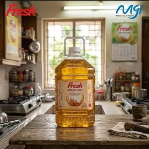 ফ্রেশ রাইস ব্র্যান অয়েল - ৫ লিটার