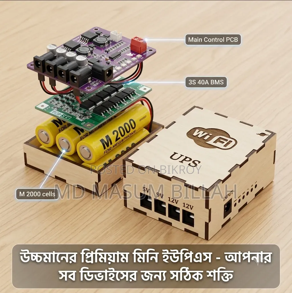 ইউপিএস - মিনি ইউপিএস রাউটার এবং অনুর জন্য