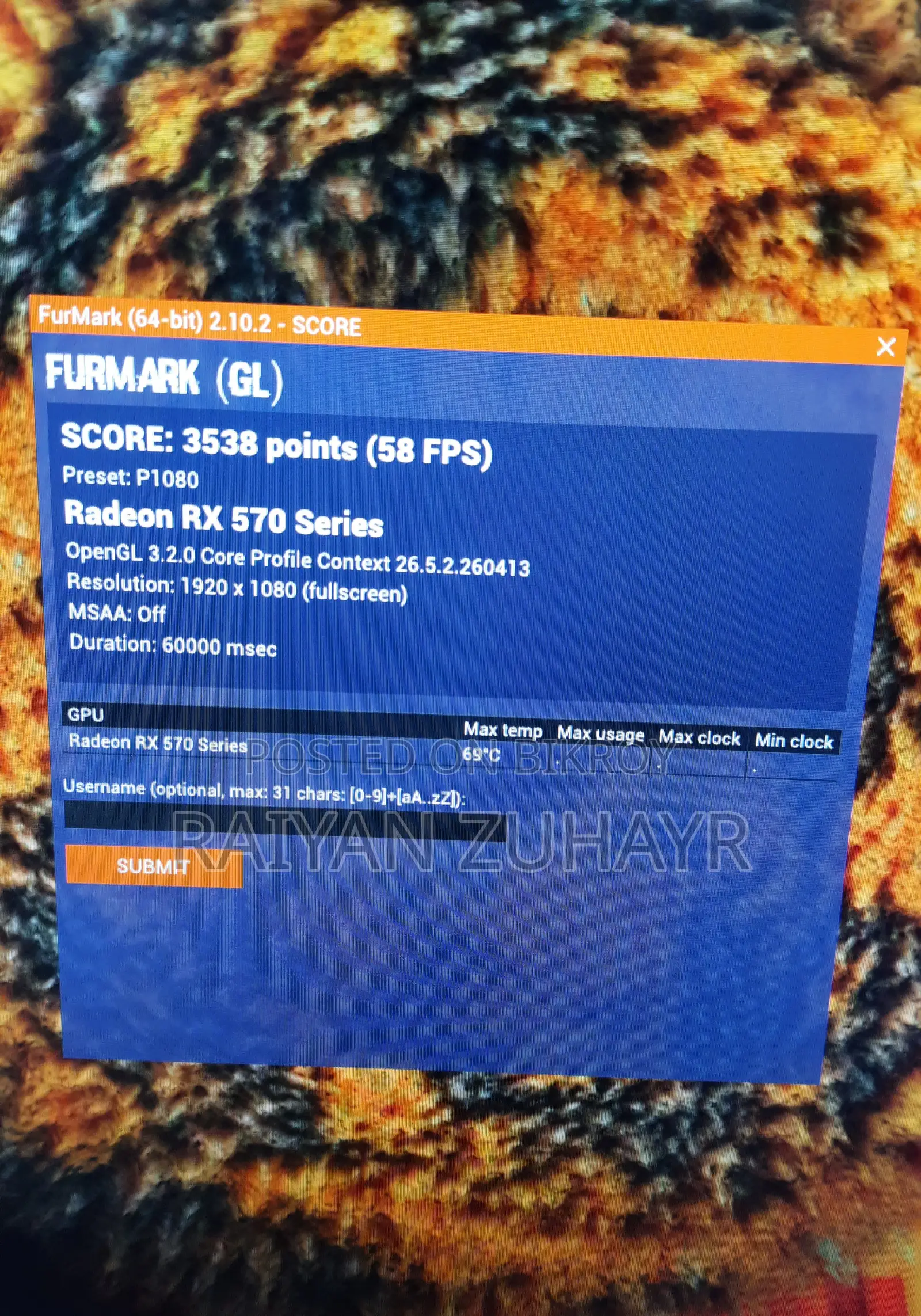 MSI Armor RX 570 8GB OC