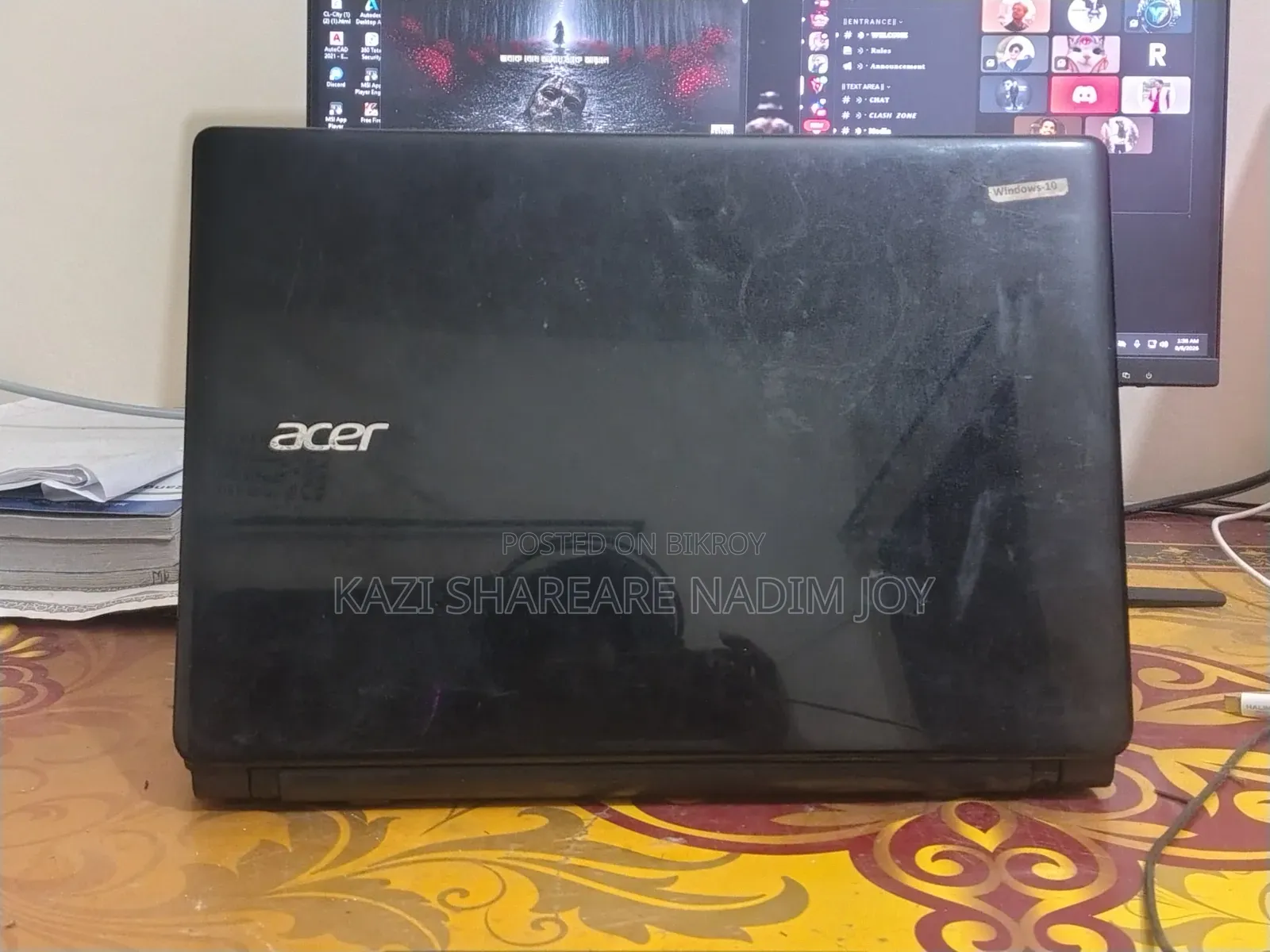 Laptop Acer Aspire E1-472 8GB Intel Core Ultra 9 SSD 128GB