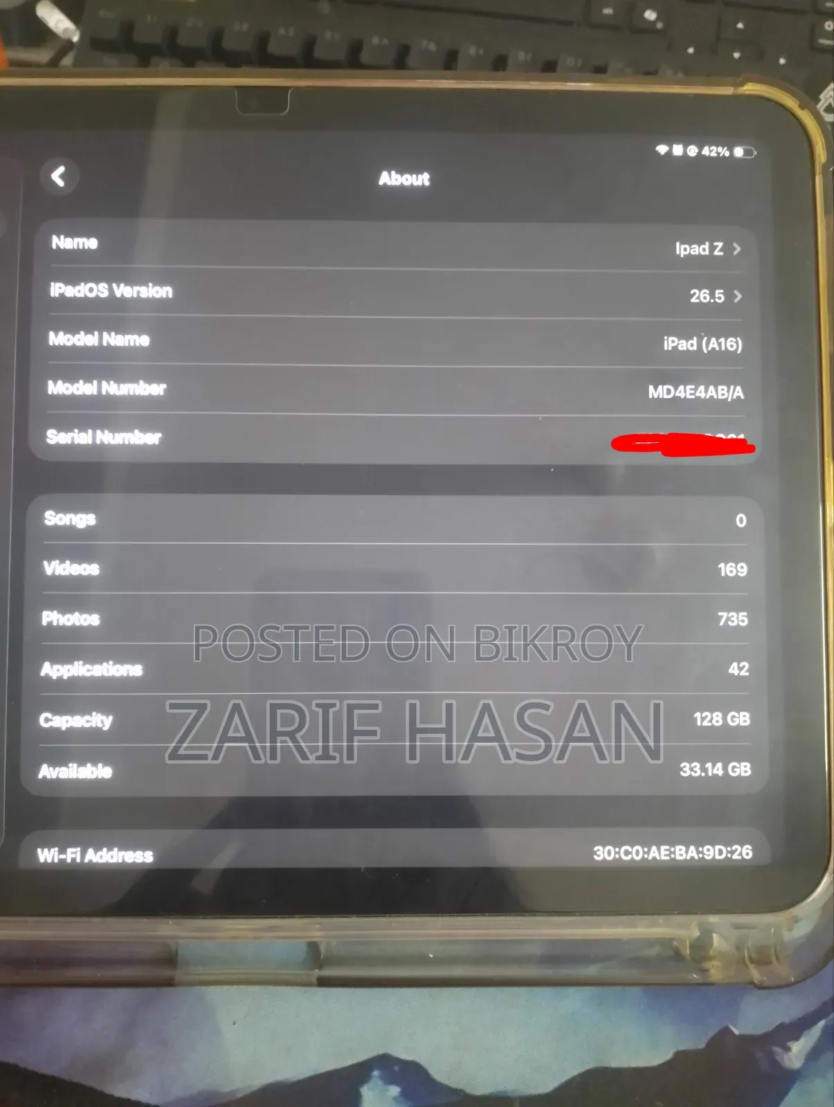 Apple iPad (2025) 128 GB Pink