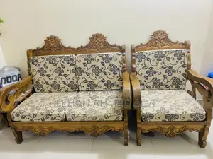 Segun Wood Sofa Set