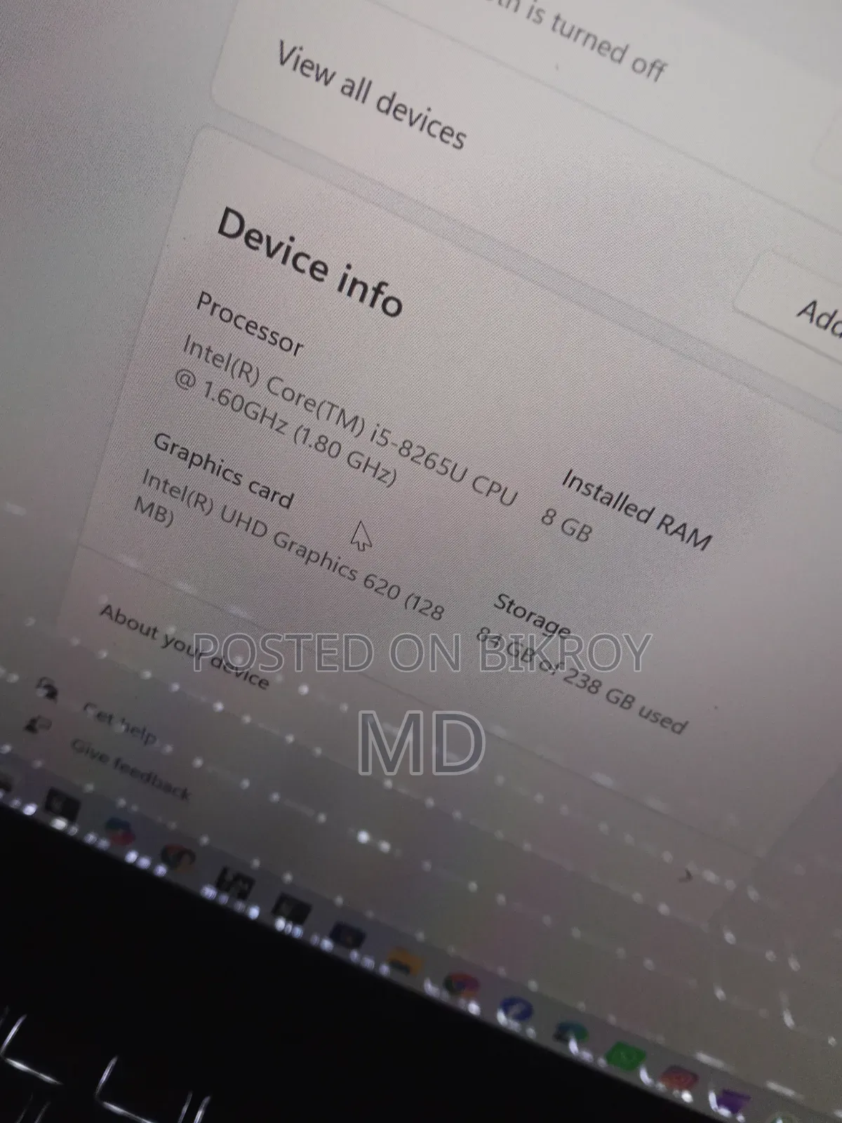 New Laptop HP Elite Dragonfly x360 8th Gen 8GB Intel Core i5 SSD 256GB