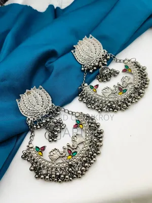 Rainbow Jhumka Earrings