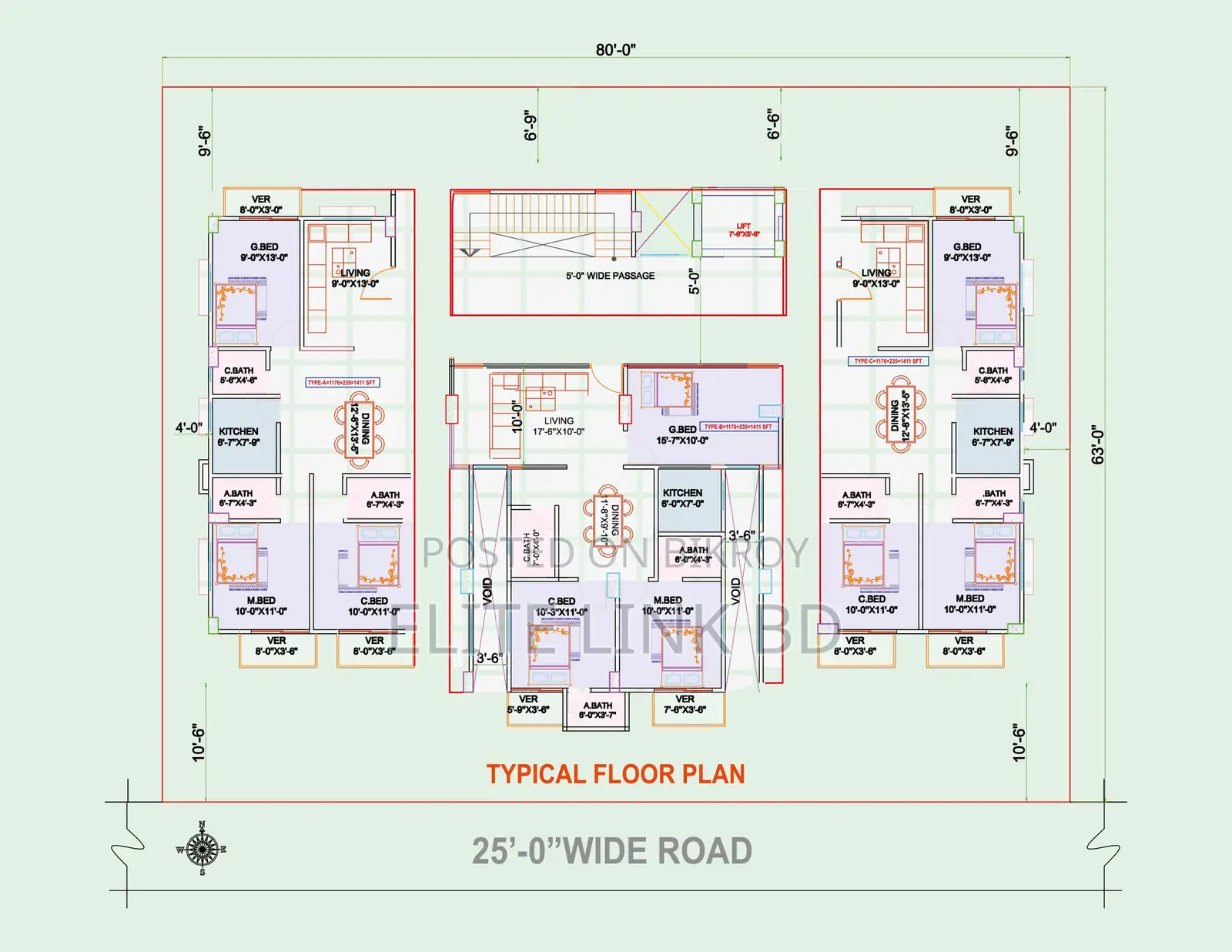 Land Share in Bashundhara Riverview
