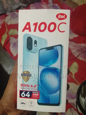 নতুন আইটেল এ১০০সি ৬৪ জিবি কালো