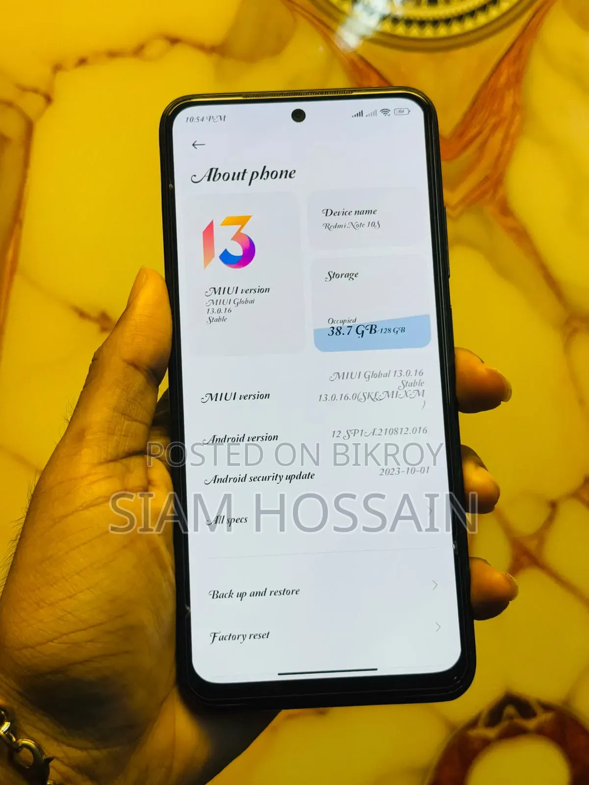 Xiaomi Redmi Note 10S 128 GB Red