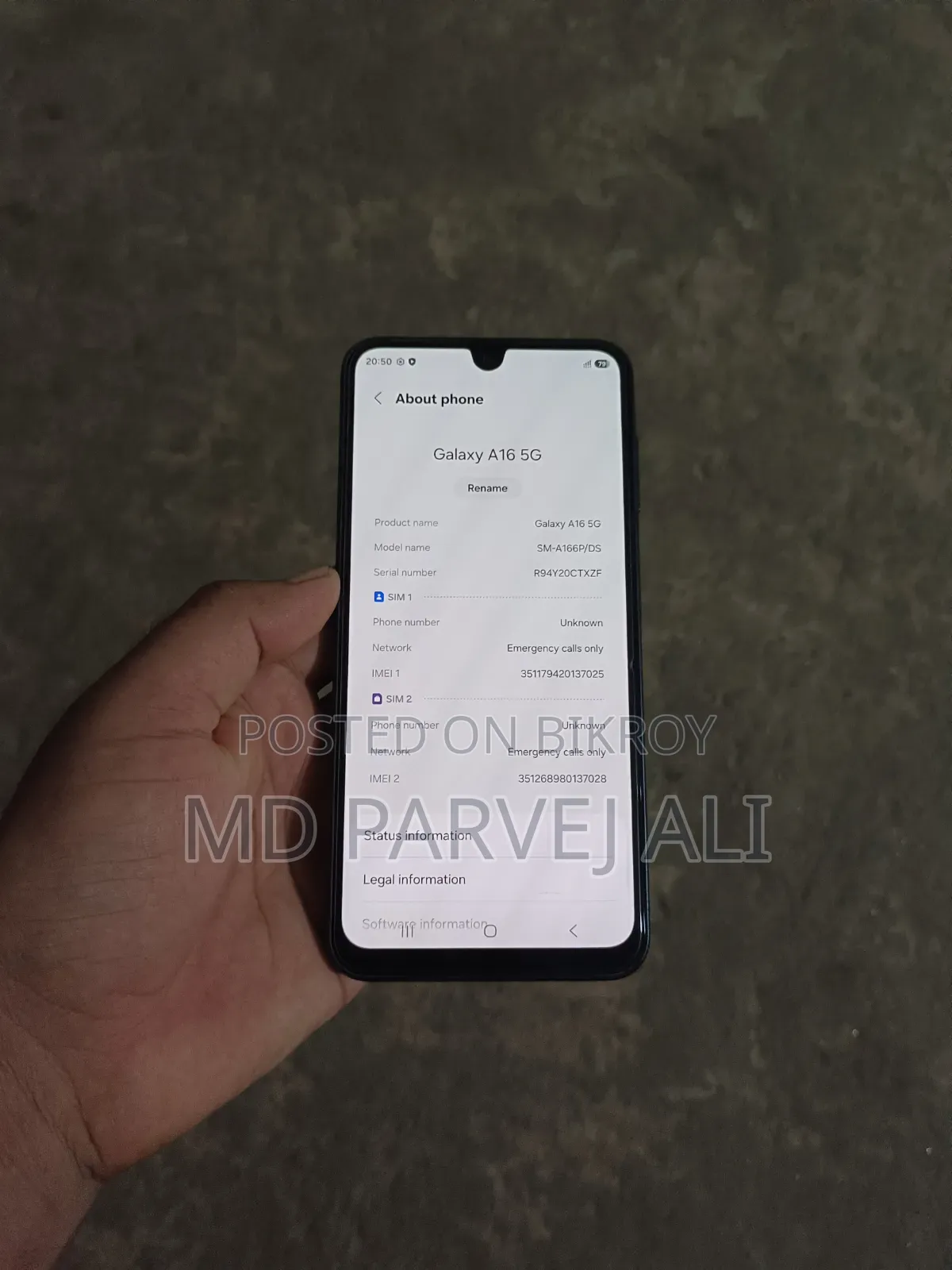 Samsung Galaxy A16 5G 128 GB Blue