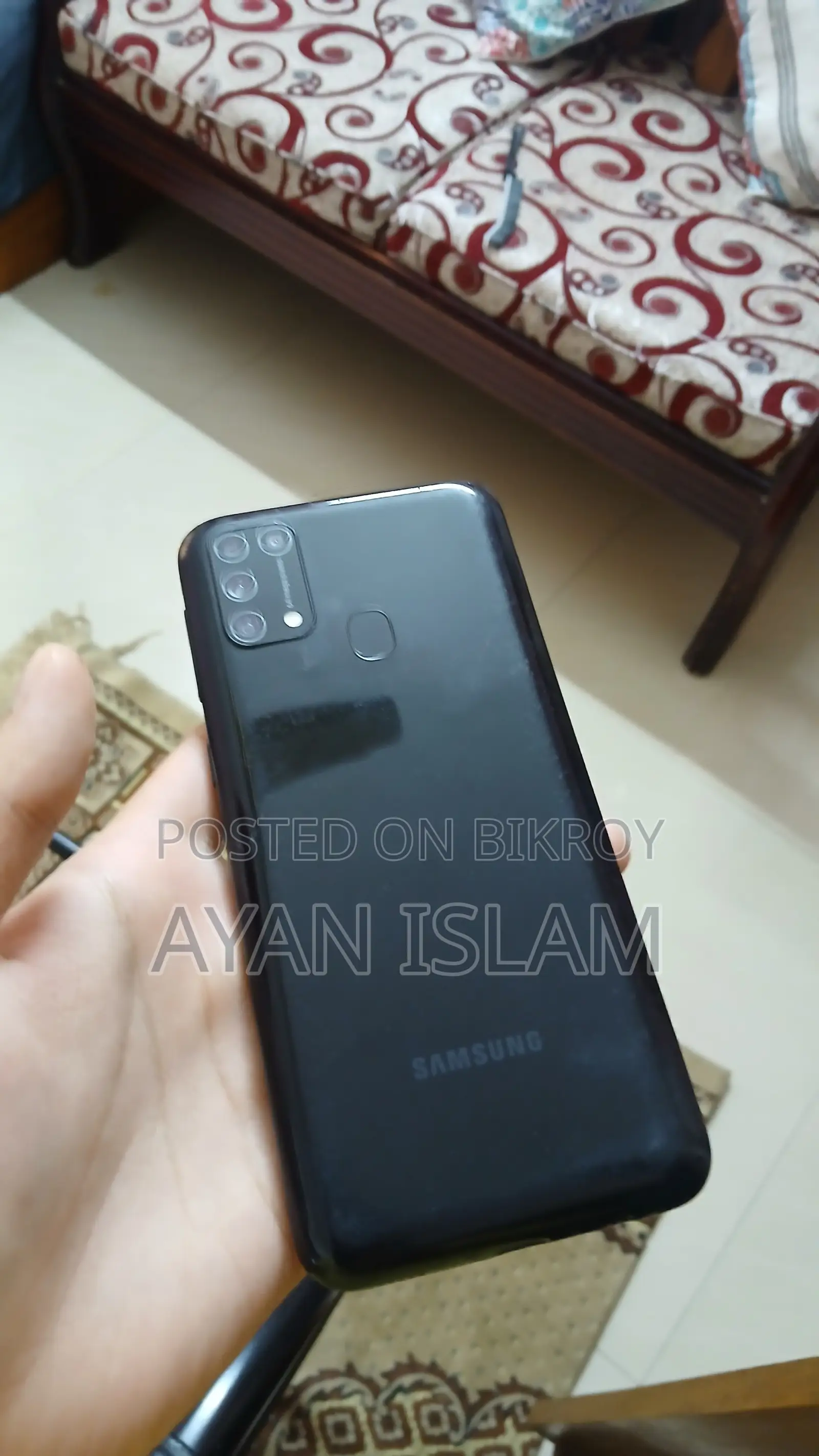 স্যামসাং গ্যালাক্সি এম৩১ ১২৮ জিবি কালো