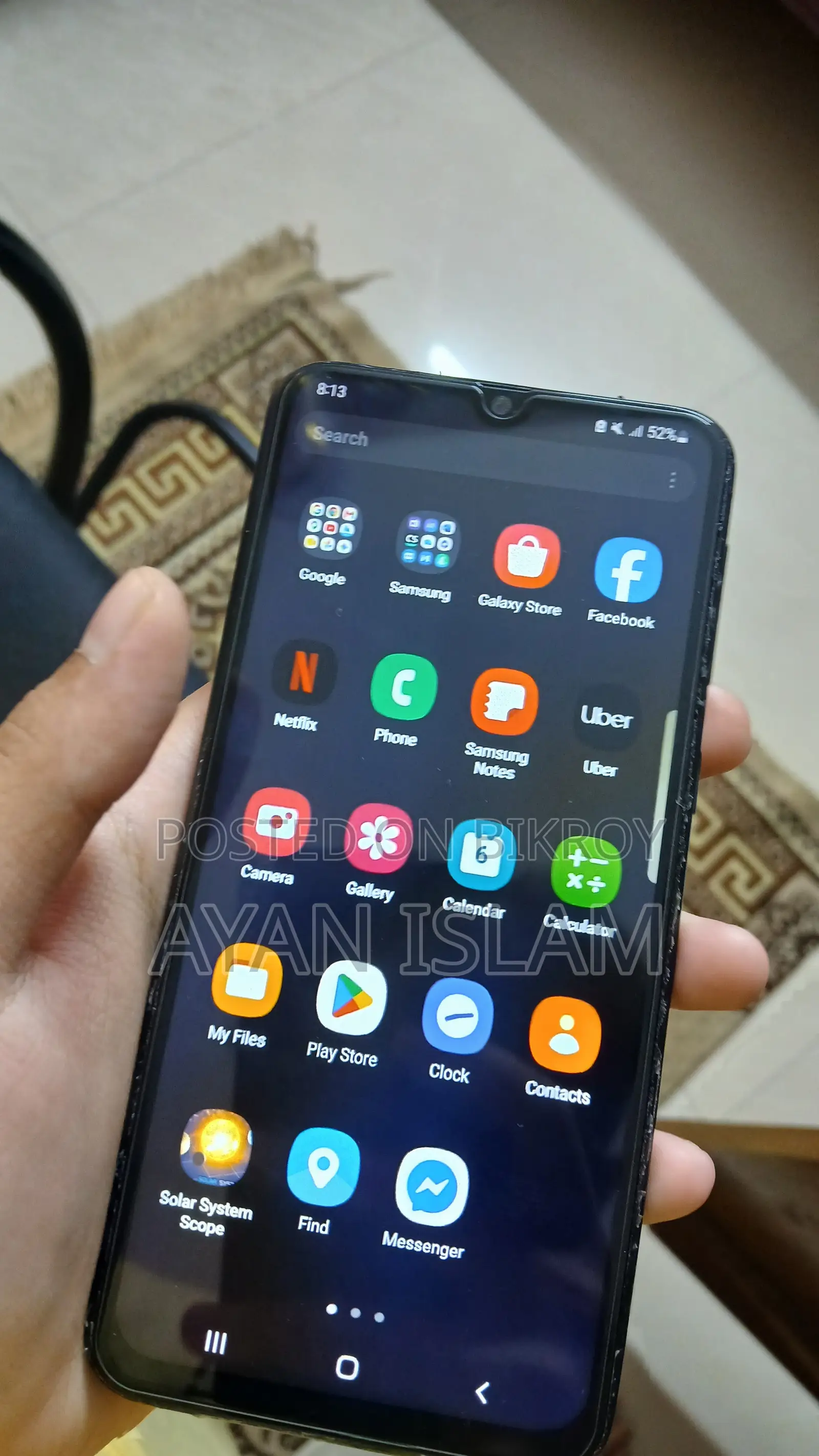 স্যামসাং গ্যালাক্সি এম৩১ ১২৮ জিবি কালো