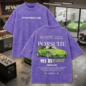🔥 Premium Acid Wash Drop Shoulder T-Shirt