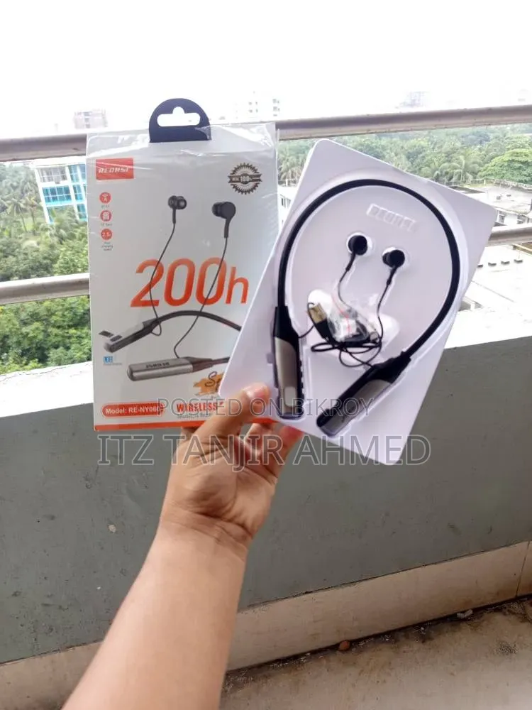 RECRSI RE-NY060 Wireless Bluetooth Neckband Earphone