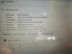 Laptop Lenovo Ideapad 3 4GB Intel Celeron HDD+SSD 256GB