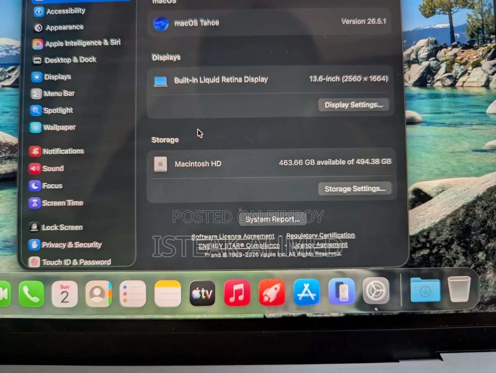 Laptop Apple MacBook Air 2023 M2 8GB Apple M2 SSD 512GB