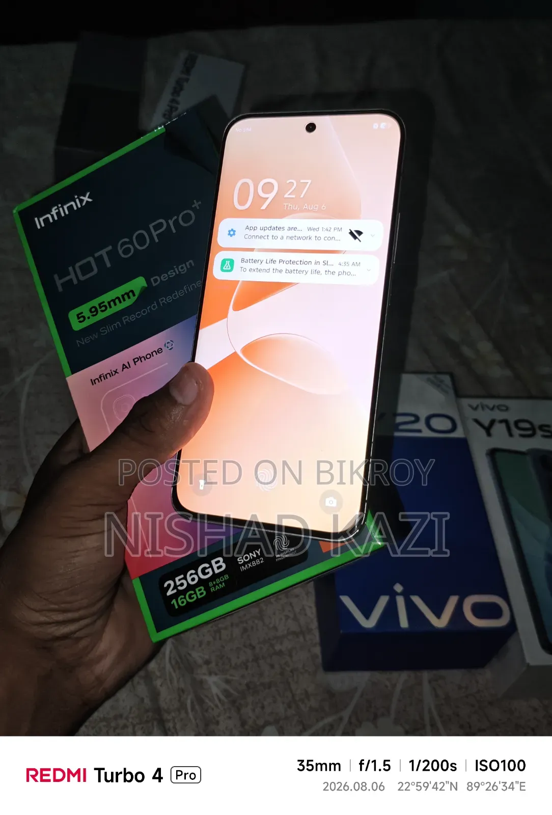 Infinix Hot 60 Pro+ 256 GB Silver