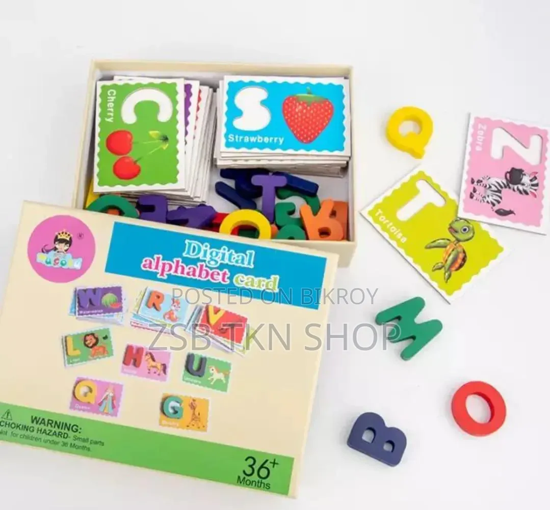Digital Alphabet Learning Cards for Kids | Educational Flash Card