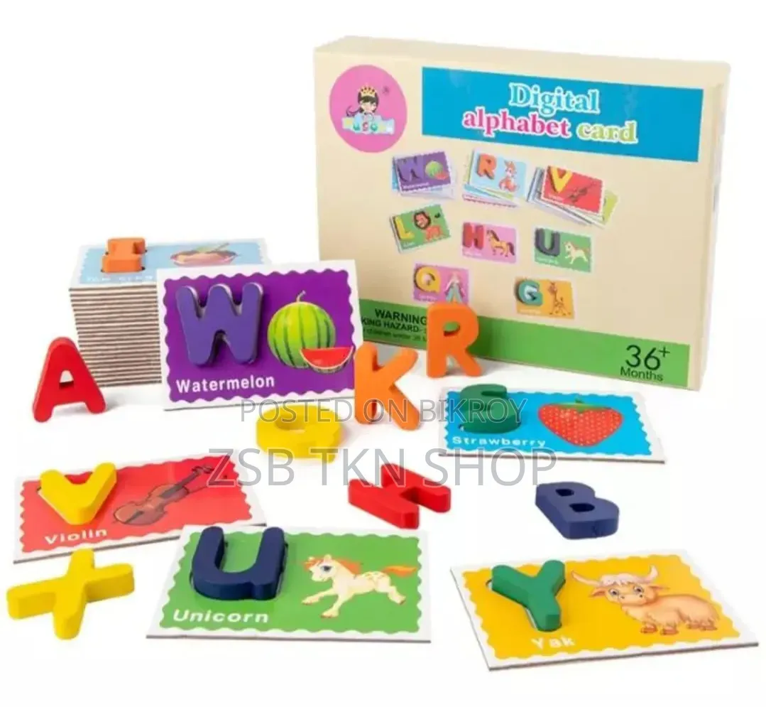 Digital Alphabet Learning Cards for Kids | Educational Flash Card