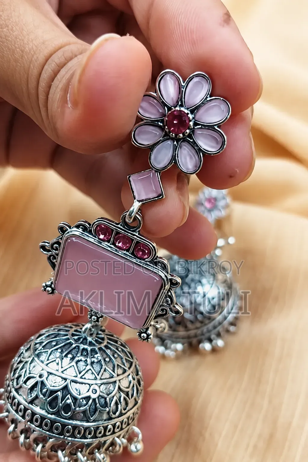 Premium Oxidised Jhumka Earrings for Women