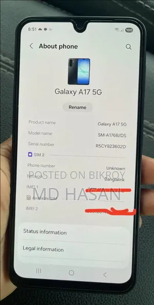 Samsung Galaxy A07 5G 128 GB Black