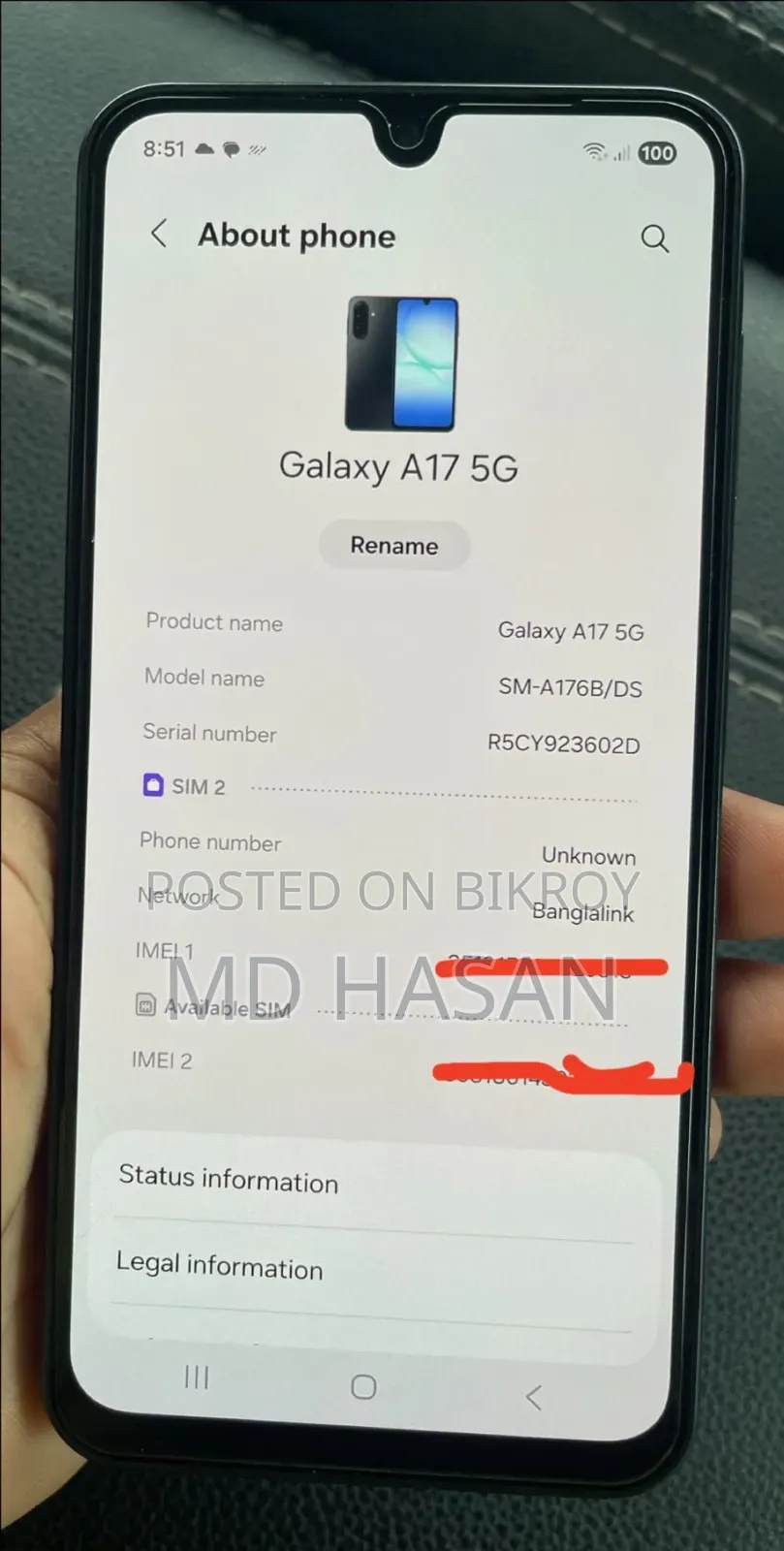 Samsung Galaxy A07 5G 128 GB Black