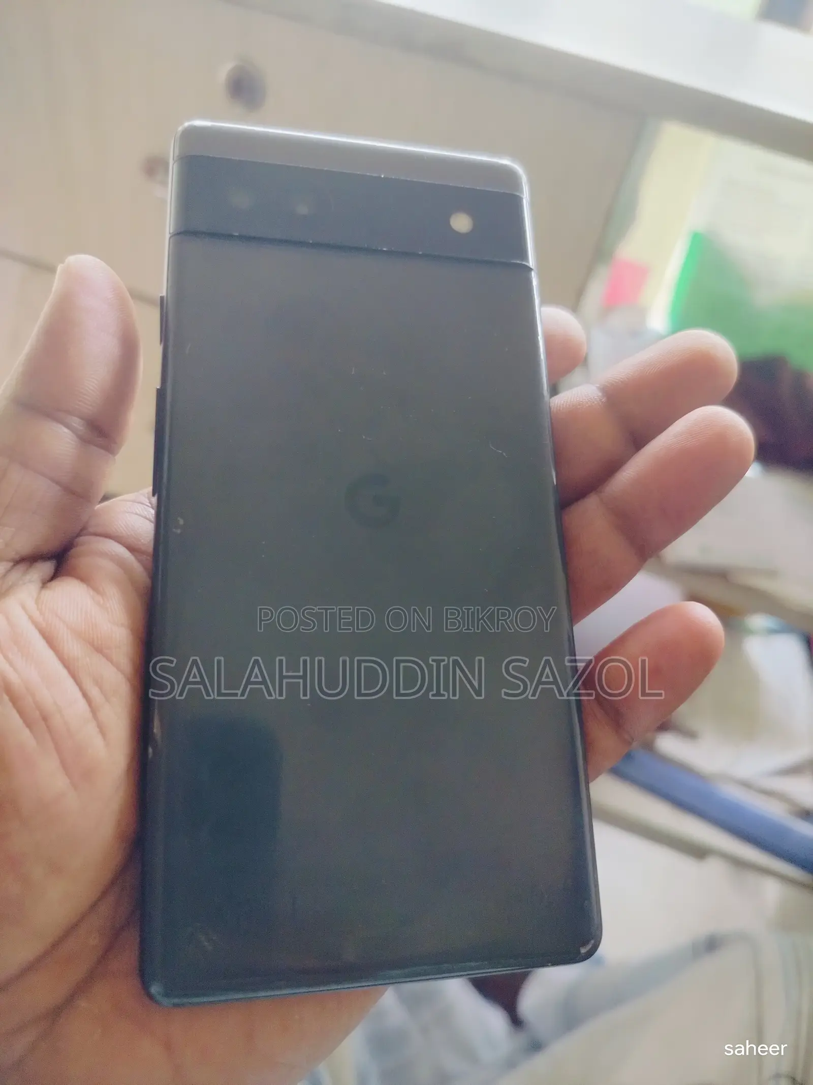 গুগল পিক্সেল ৬এ ১২৮ জিবি ব্ল্যাক