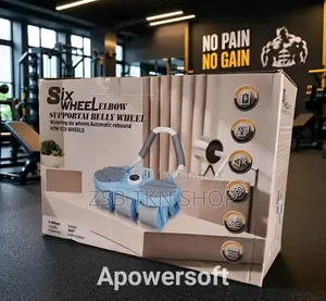 ৬ হুইল অটোমেটিক রিবাউন্ড এবি রোলার উইথ এলবো সাপোর্ট – হোম জিম